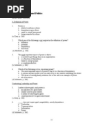 Chapter 13 Power and Politics: Multiple Choice