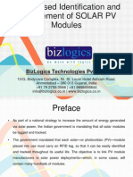 RFID Based Identification and Management of SOLAR PV Modules