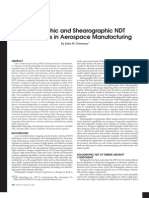 Holographic and Shearographic NDT Application in Aerospace Manufacturing