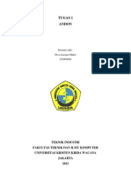 Tugas 1 Andon: Disusun Oleh: Elva Luciana Mukti 222009004