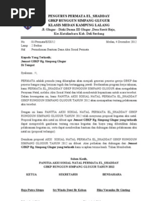 Proposal Natal 2012 Permata Pdf