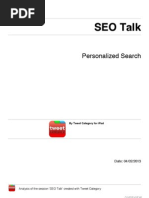 SEO Talk April 1st