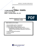 Module 17 Teaching Older Adults