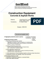 Construction Equipment Construction Equipment: Concrete & Asphalt Works Concrete & Asphalt Works