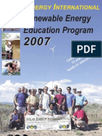 SEIcataloSOLAR ENERGY INTERNATIONAL
Renewable Energy
Education Program