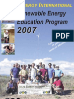 SEIcataloSOLAR ENERGY INTERNATIONAL Renewable Energy Education Program