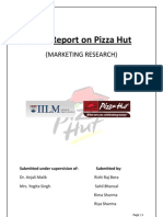 Project Report On Pizza Hut