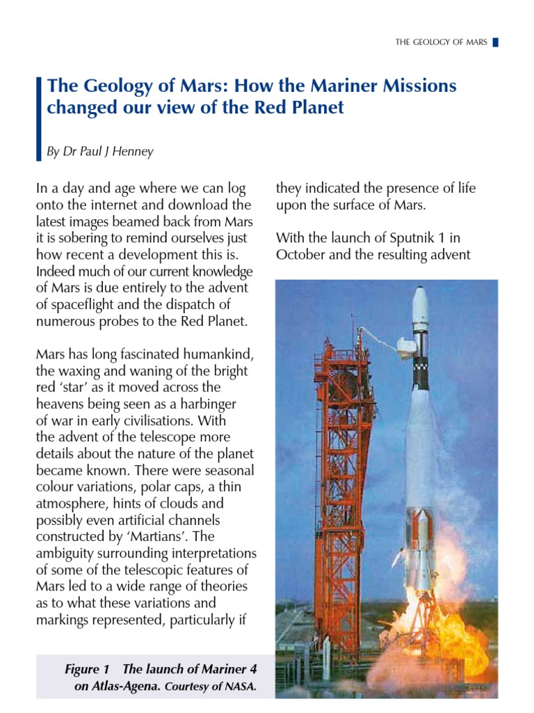 The of | PDF | Mars | Mariner Program