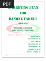 Download Marketing plan for Yakult by Shalvi Vartak SN133572588 doc pdf