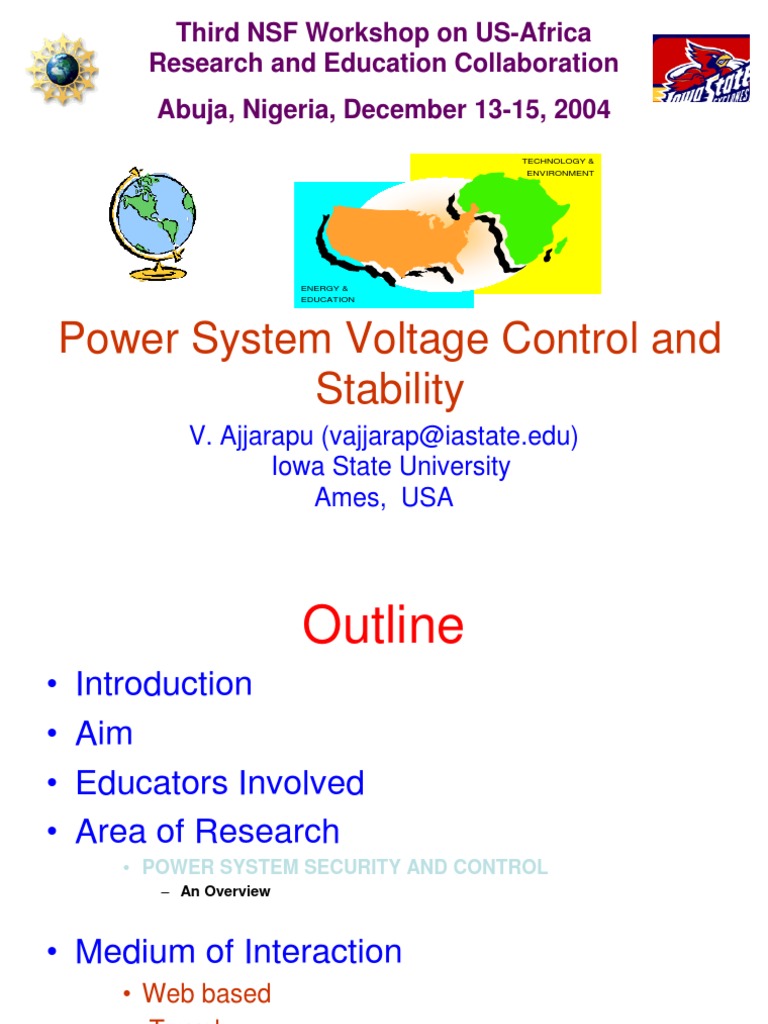 Power System Voltage Control and Stability PDF Simulation Optimal Control