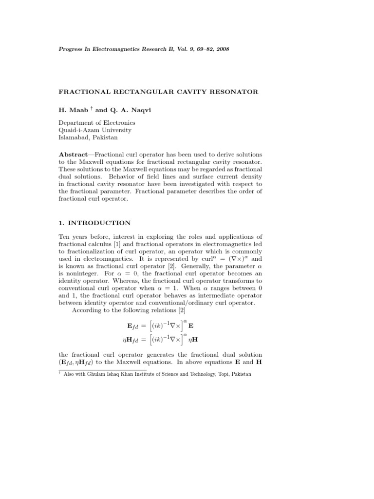 progress in electromagnetics research b impact factor