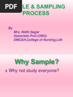 4. Sample and Sampling Process