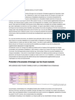 Potentiel D'economie D'energie Dans Le Four Tunnel