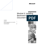 Module 9: Installing Backward-Compatible Document Libraries