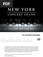 New York Concert Grand Manual