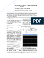 SIMULATION AND IMPLEMENTATION OF BPSK MODULATOR