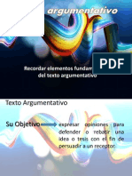 Repaso Texto Argumentativo Octavo