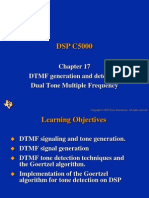 DSP C5000: DTMF Generation and Detection Dual Tone Multiple Frequency