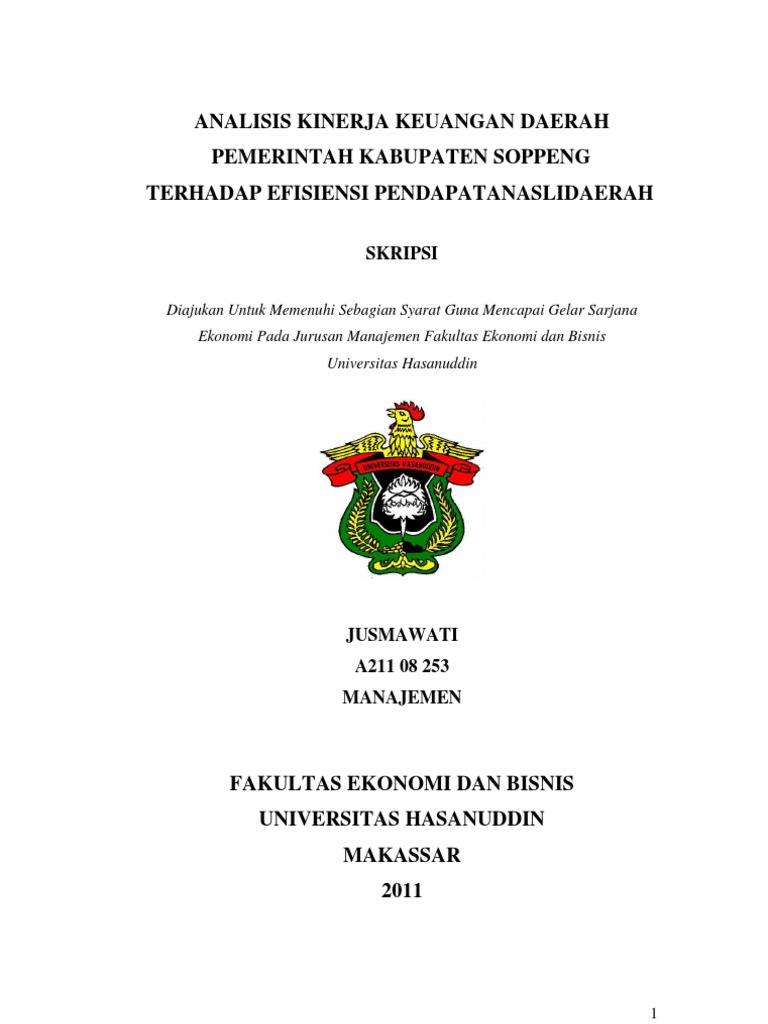 Analisis Kinerja Keuangan Daerah