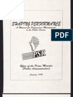 Shaping Performance Manual