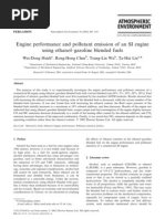 Engine performance and pollutant emission of an SI engine  using ethanol–gasoline blended fuels