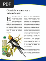 Artigos - Obesidade em Aves