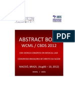 Wcml2012 - Cbds2012 - Abstract Book v-15