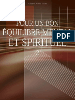 Pour Un Bon Equilibre Mental Et Spirituel, Par Ellen White