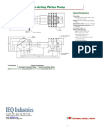 Double Acting Piston Pump Performance Data