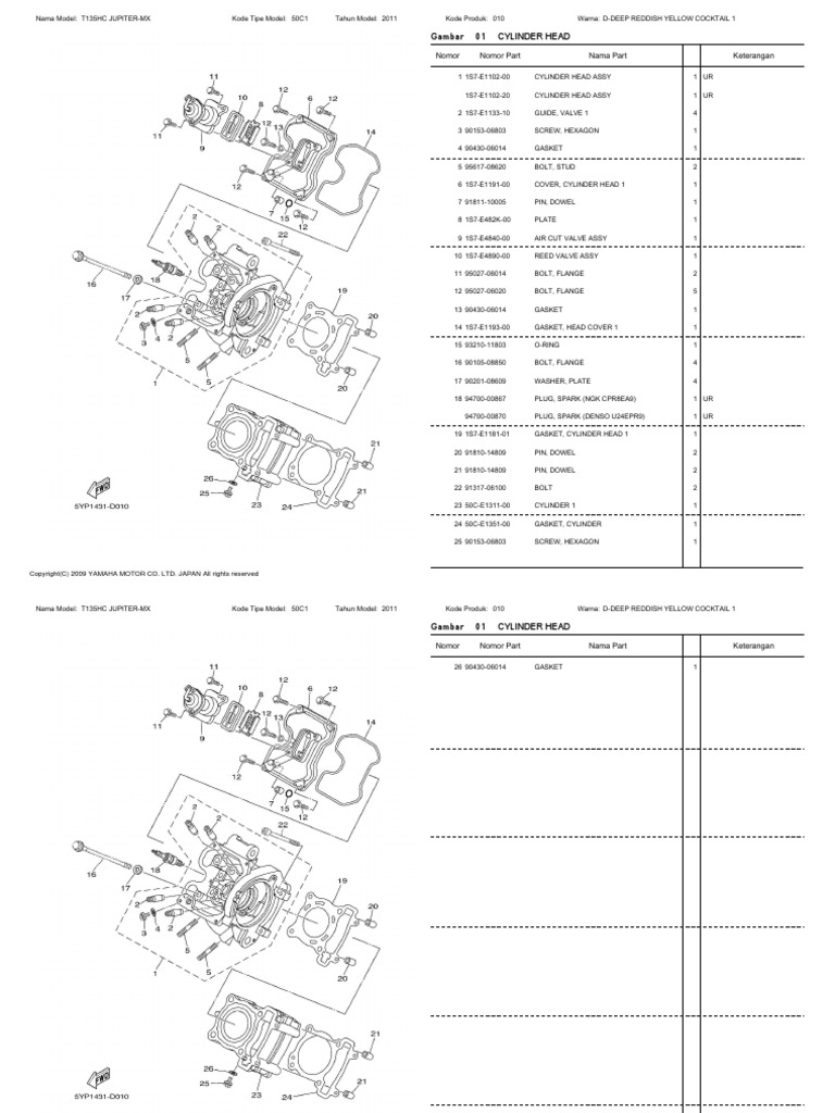 Yamaha LC 135 Manual | PDF