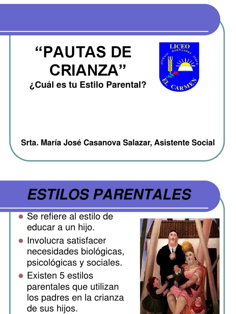 Exposición Estilos Parentales | PDF | Comportamiento | Toma de decisiones