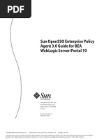 820-4580 Policy Agent 30 Guide for BEA WebLogic Server Portal 10