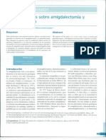 Consederaciones de Amigdalectomia y Adenoidectomia 