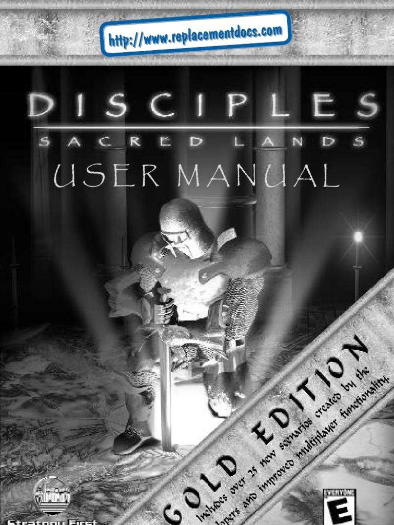 Disciples Sacred Lands Gold Edition Manual PC PDF License Copyright