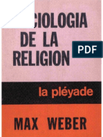 Sociologia de La Religion Weber PDF