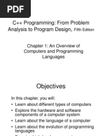 C++ Programming: From Problem Analysis To Program Design: Chapter 1: An Overview of Computers and Programming Languages