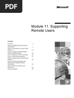 Module 11: Supporting Remote Users