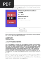 Brooks_Rethinking the American Race Problem
