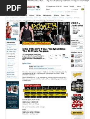 Bodybuilding.com - Mike O'Hearn's Power Bodybuilding_ the 12-Week Program