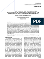 ANALYSIS AND DESIGN OF THE TRAVELLING WIRE ECM System