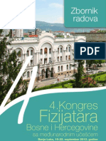 Kongres Fizijatara BiH - Zbornik Radova