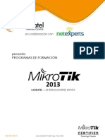 Curso Mikrotik 2013