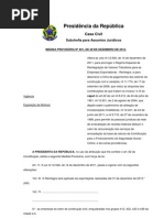 MEDIDA PROVISÓRIA Nº 601, DE 28 DE DEZ DE 2012.