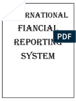 Cover Page of International Fiancial Reporting System