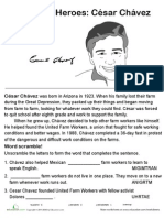 Cesar Chavez Worksheet