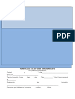 Formulario Solicitud de Arrendamiento