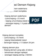 Klasifikasi Demam Kejang