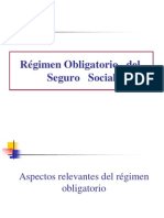 Regimen Obligatorio Del Seguro Social