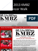 2013 KMBZ Cancer Walk