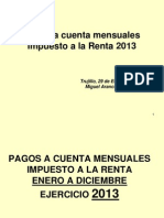 Pagos A Cuenta Renta 2013